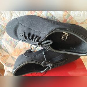 Dance Club Black Ballroom Latin Practice Shoes 9.5